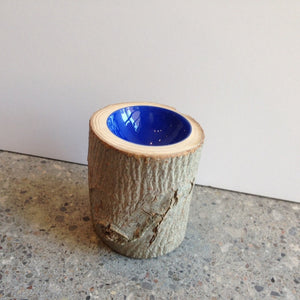 Log Bowl- Cobalt- Size2