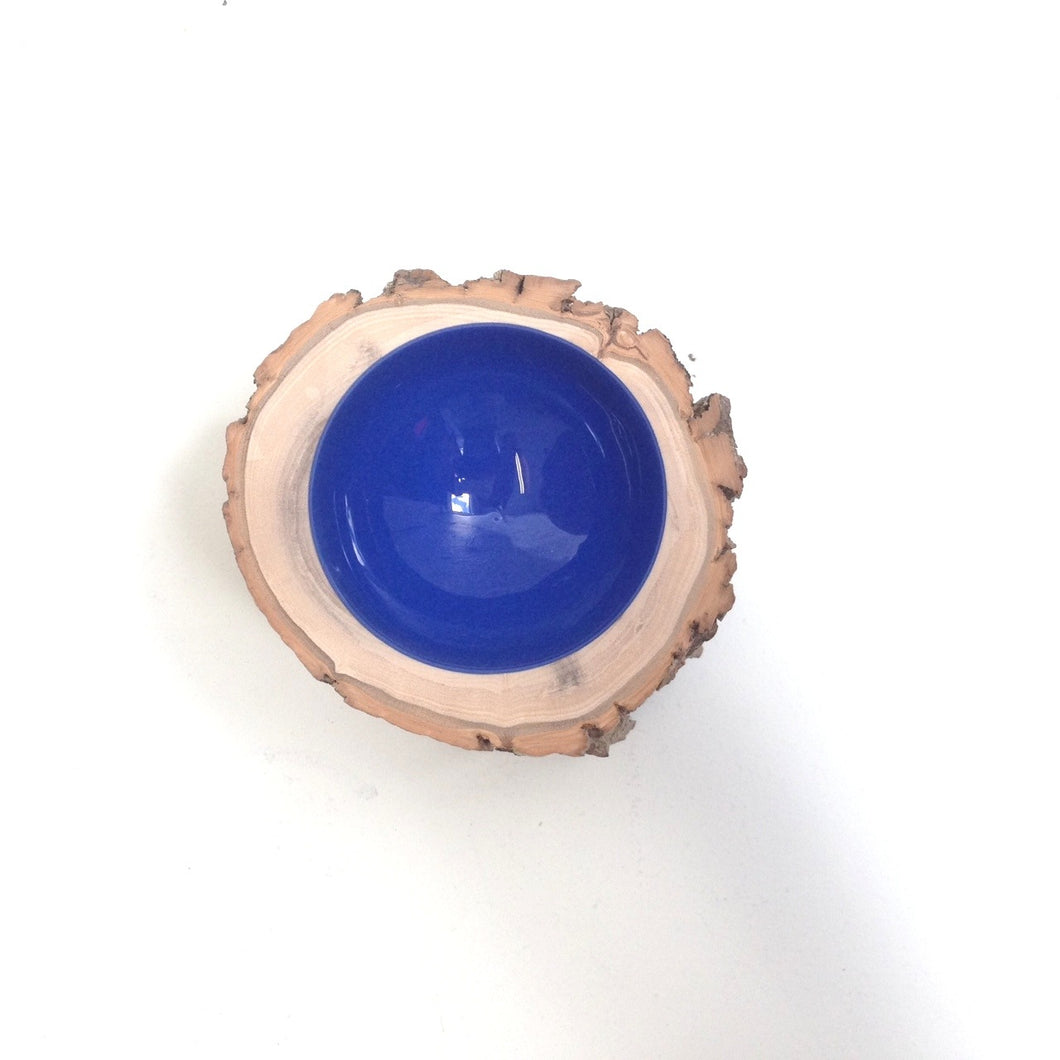 Log Bowl- Cobalt- Size4