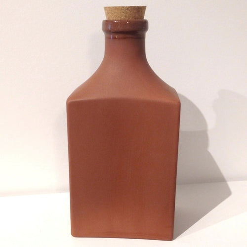 Terra Cotta Bottle with Cork Top