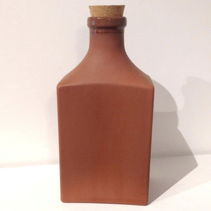 Terra Cotta Bottle with Cork Top